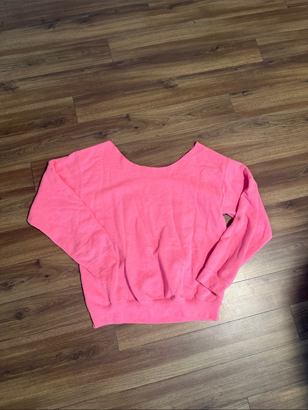 Women’s Bright Pink Scoop Neck Sweater